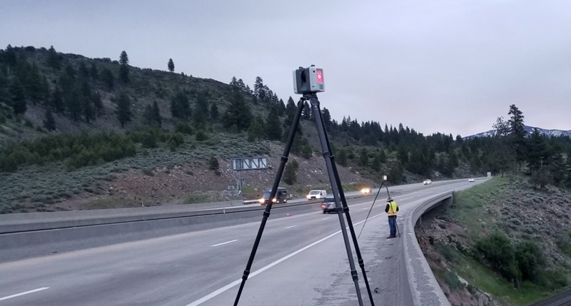 Castaneda Engineering scanning highways with the RTC360